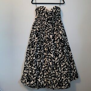 H&M Patterned Bandeau Dress